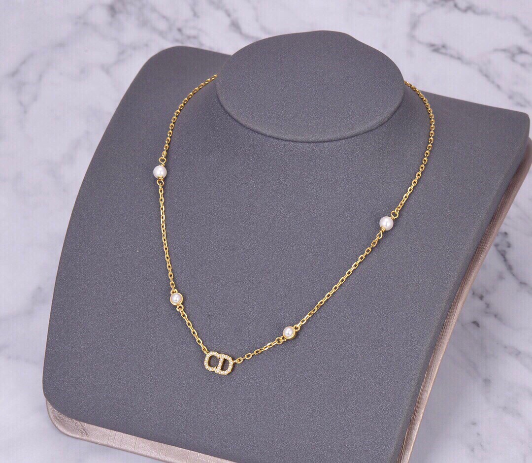 【2024】【 DIOR】ネックレス、新しいネックレス万能シンプルファッションオーナメント