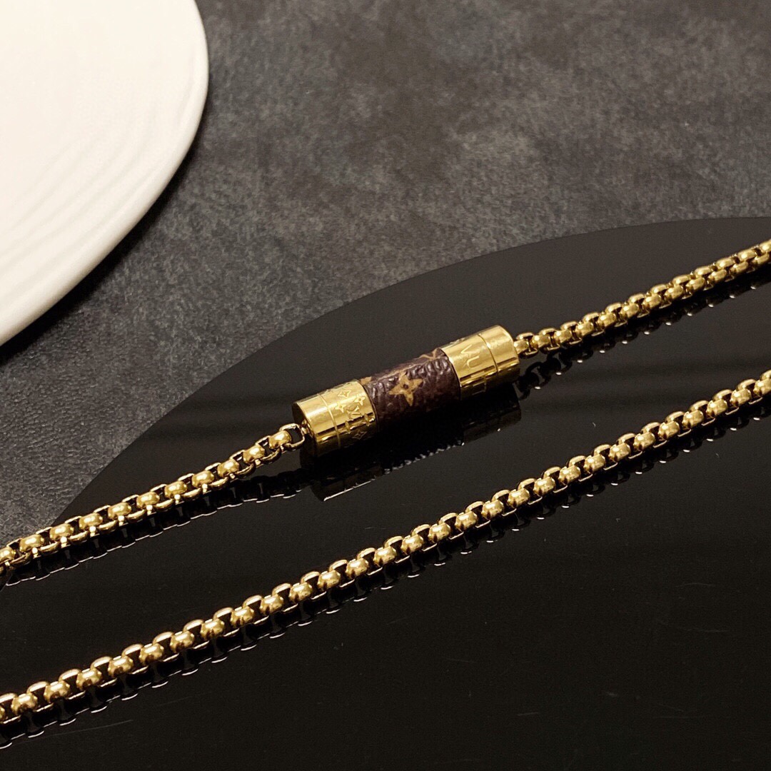 【2024】【 LOUIS VUITTON】ネックレス、新しいネックレス万能シンプルファッションオーナメント