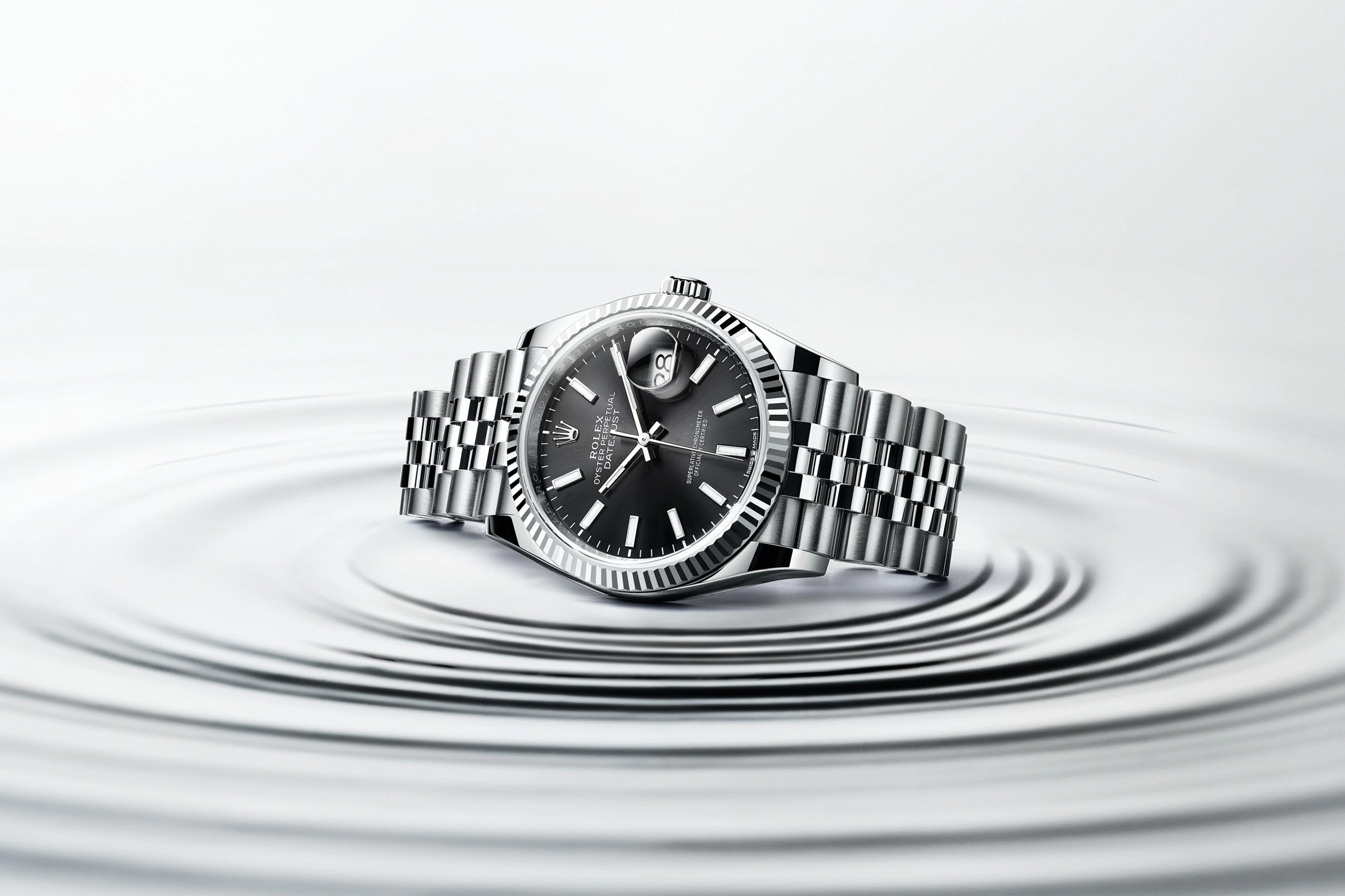 ROLEX デイトジャスト 36 オイスター 36 mm オイスタースチール＆ホワイトゴールド