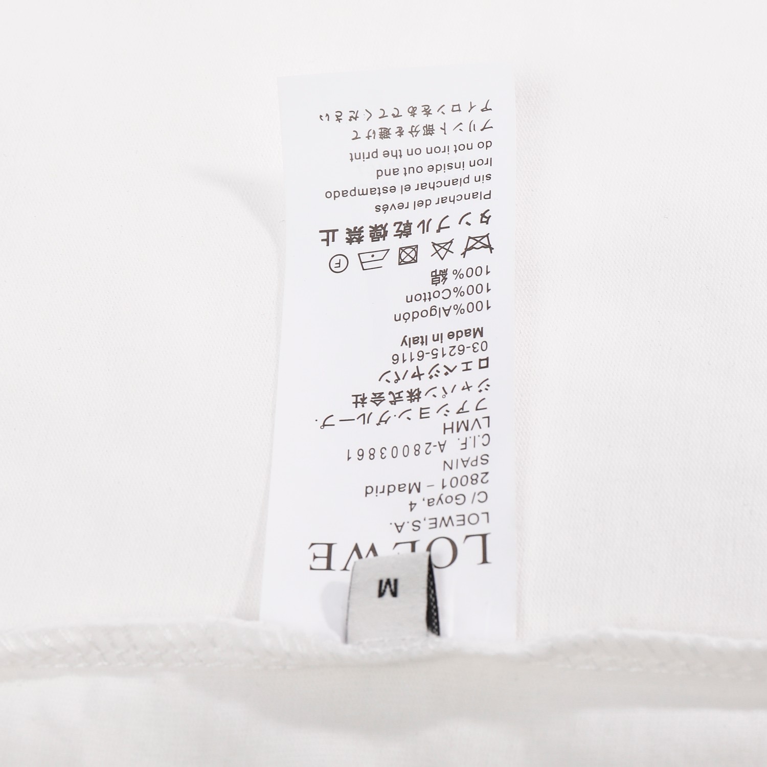 【LOEWE 公式旗艦店】ロエベ   Tシャツ  ご好評に付き再入荷！