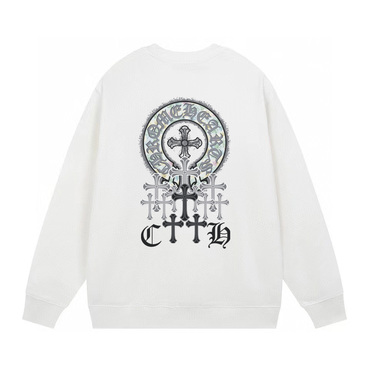 【CHROME HEARTS公式旗艦店】クロムハーツ 丸首の衛衣 スウェット ご好評に付き再入荷！