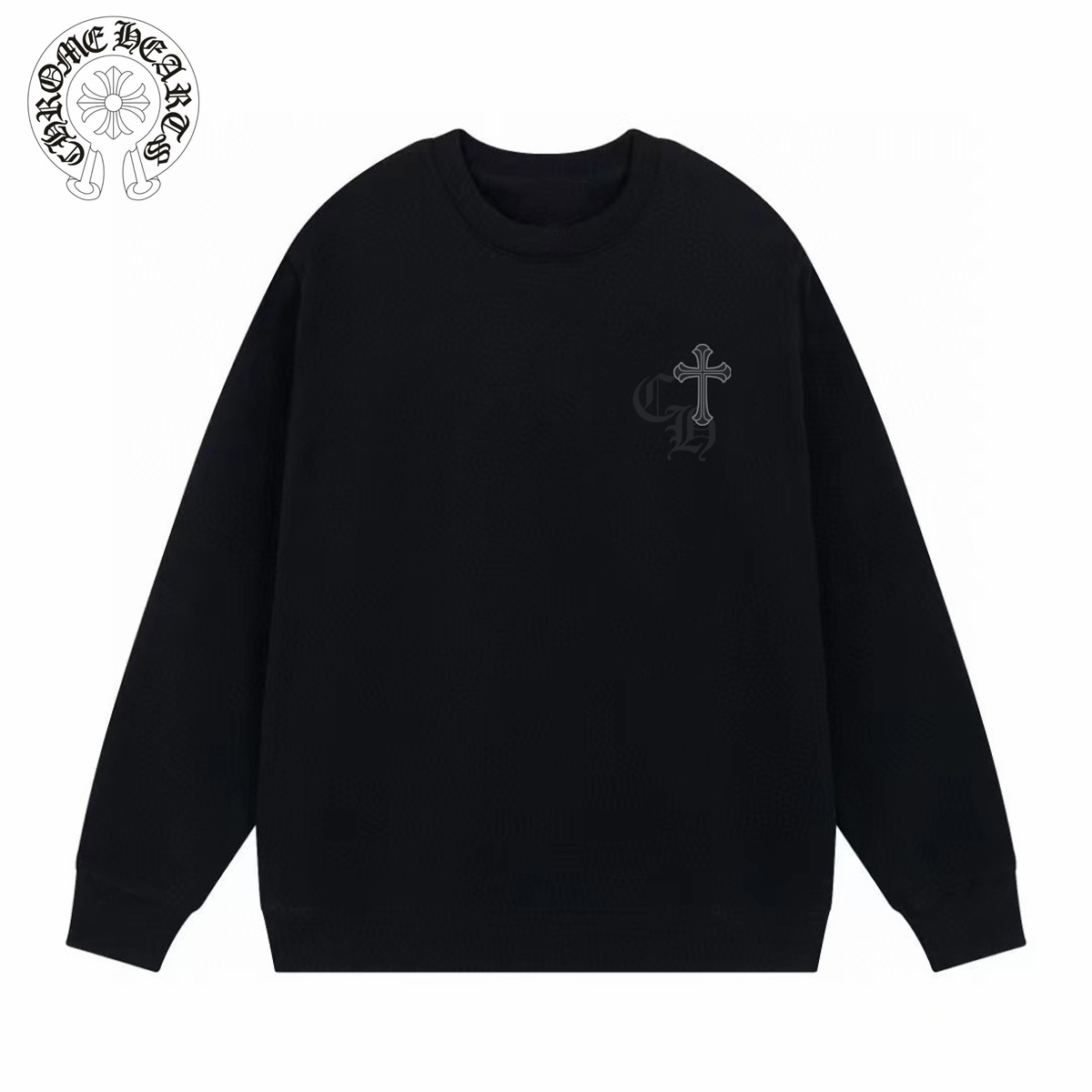 【CHROME HEARTS公式旗艦店】クロムハーツ 丸首の衛衣 スウェット ご好評に付き再入荷！