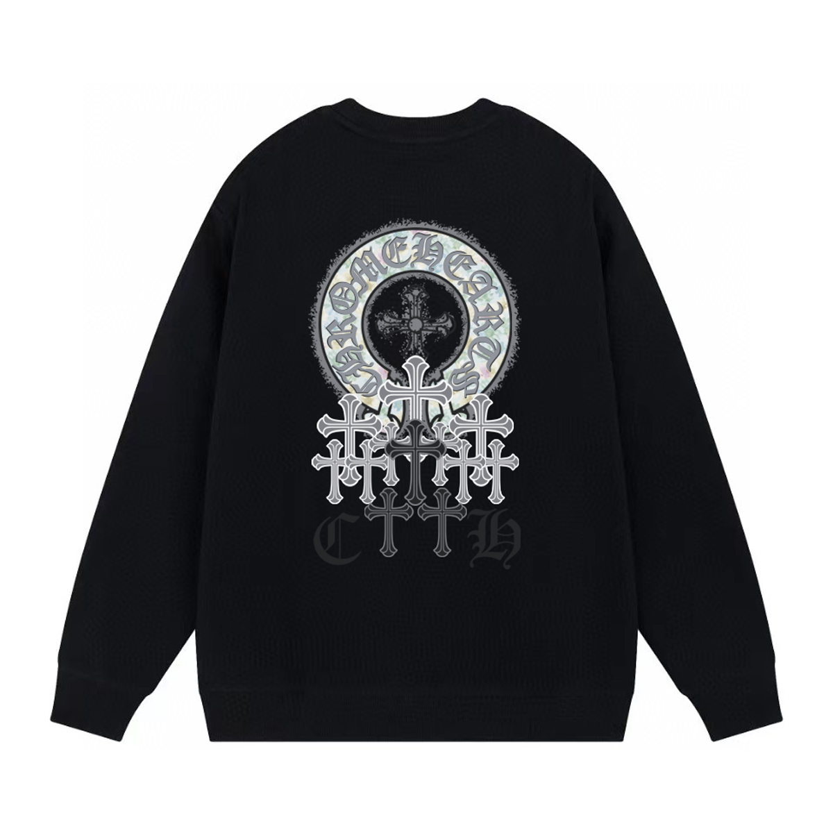 【CHROME HEARTS公式旗艦店】クロムハーツ 丸首の衛衣 スウェット ご好評に付き再入荷！