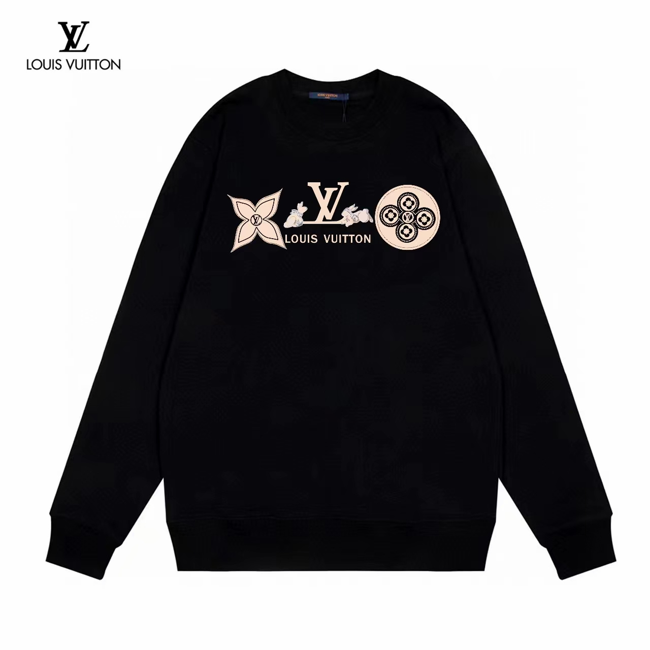 【LOUIS VUITTON  公式旗艦店】ルイヴィトン 丸首の衛衣 スウェット ご好評に付き再入荷！