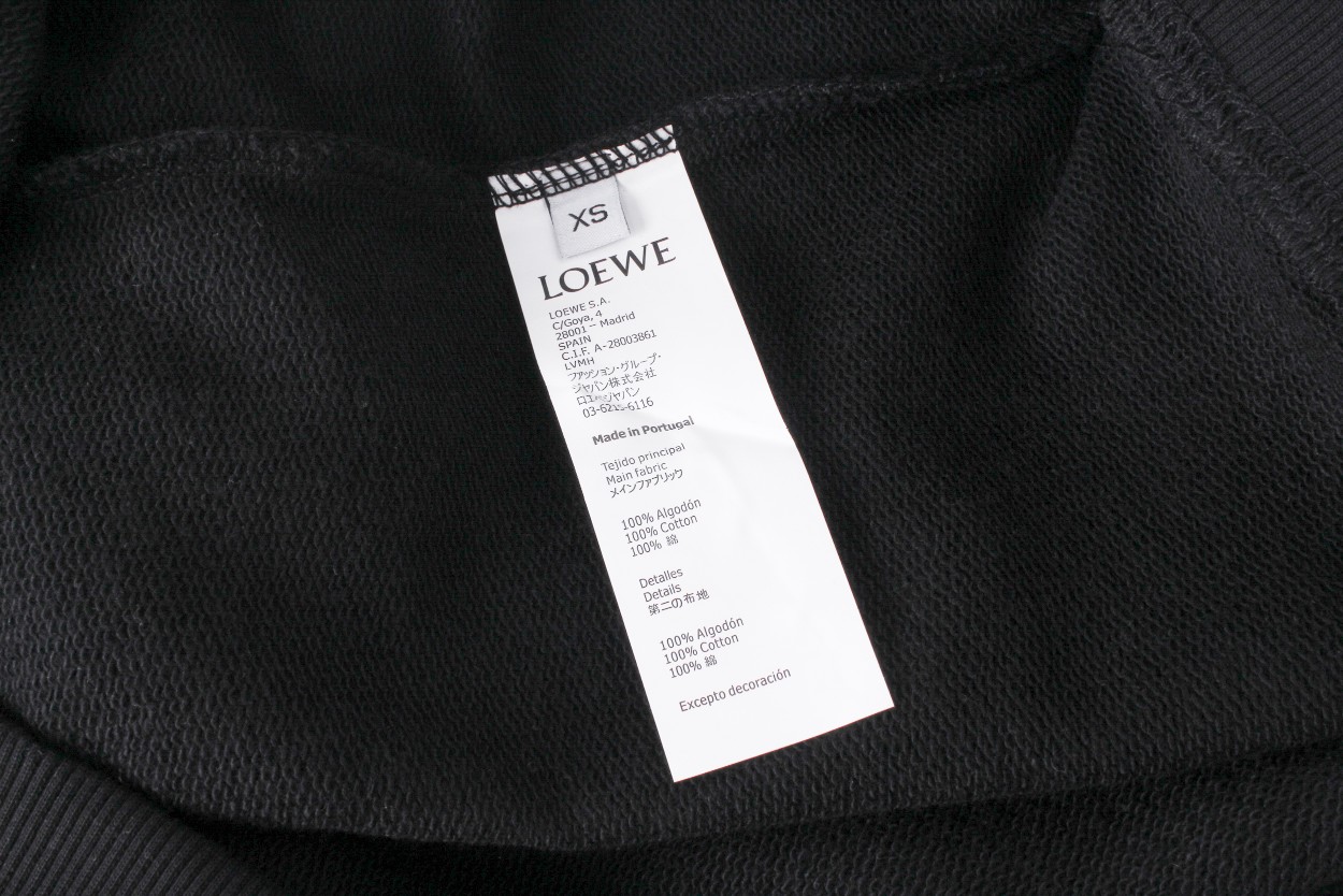 【LOEWE 公式旗艦店】ロエベ  丸首の衛衣  スウェットご好評に付き再入荷！