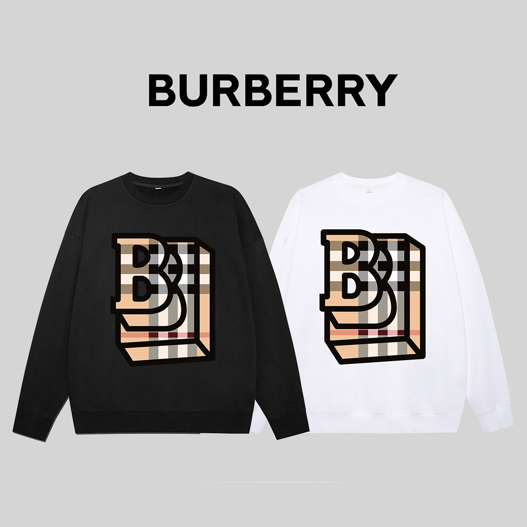 【BURBERRY  公式旗艦店】バーバリー丸首の衛衣 スウェットご好評に付き再入荷！