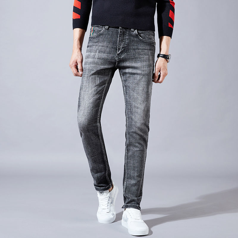 【2024】Gucci公式旗艦店 刺繍ロゴ 　新作ジーンズ