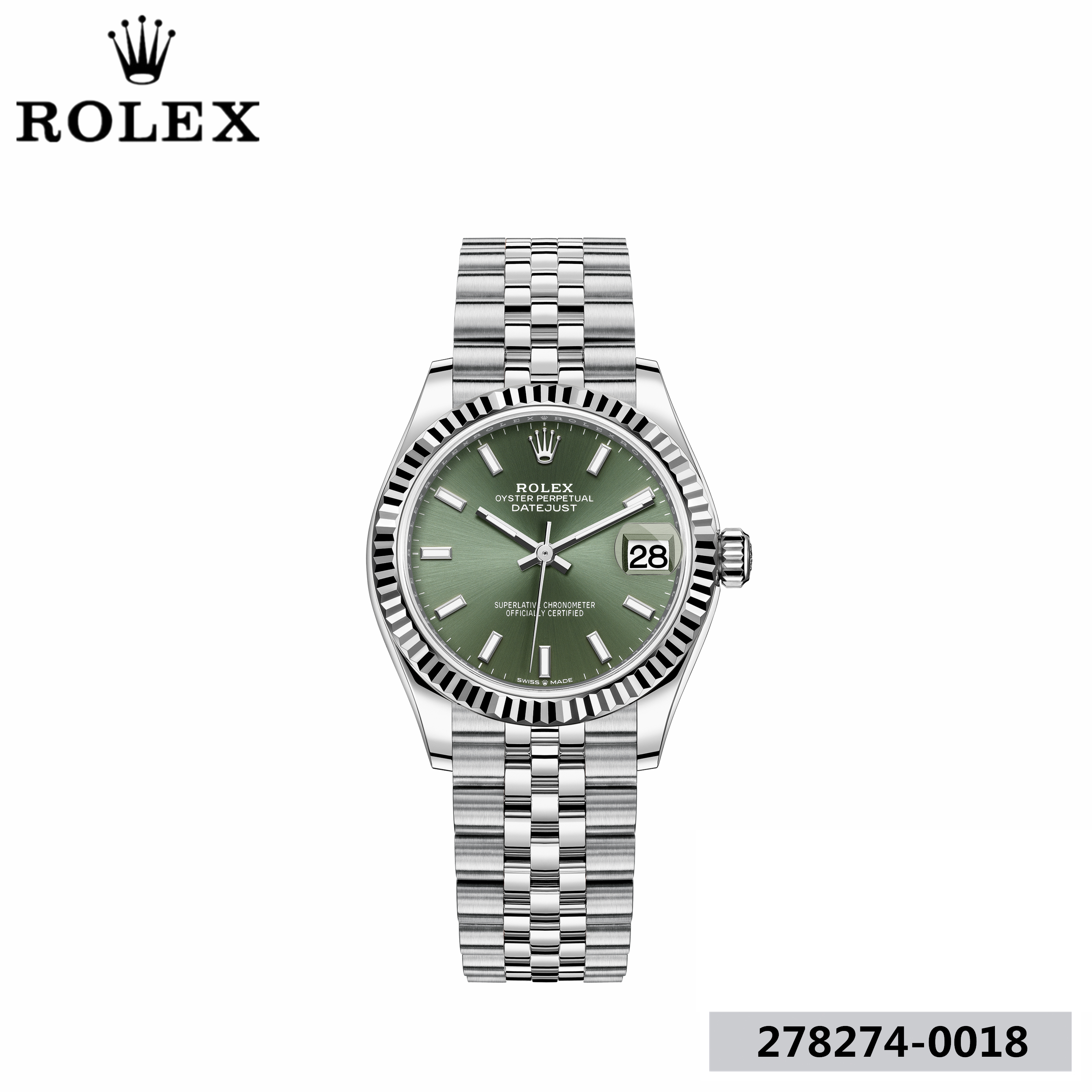 【2024】ROLEX デイトジャスト 31 オイスター 31 mm オイスタースチール＆ホワイトゴールド