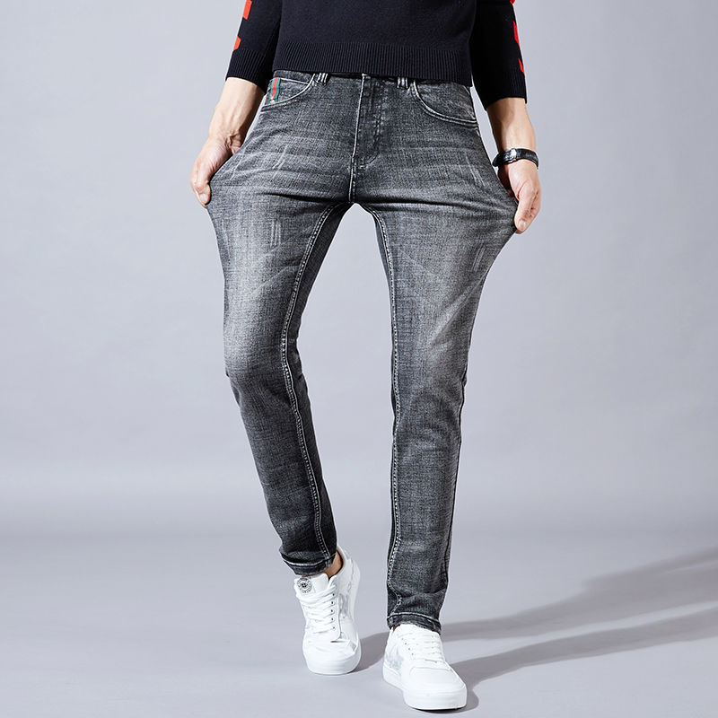 【2024】Gucci公式旗艦店 刺繍ロゴ 　新作ジーンズ