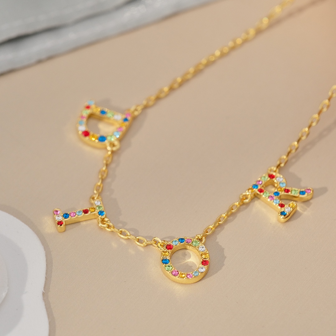 【2024】【 DIOR】ネックレス、新しいネックレス万能シンプルファッションオーナメント