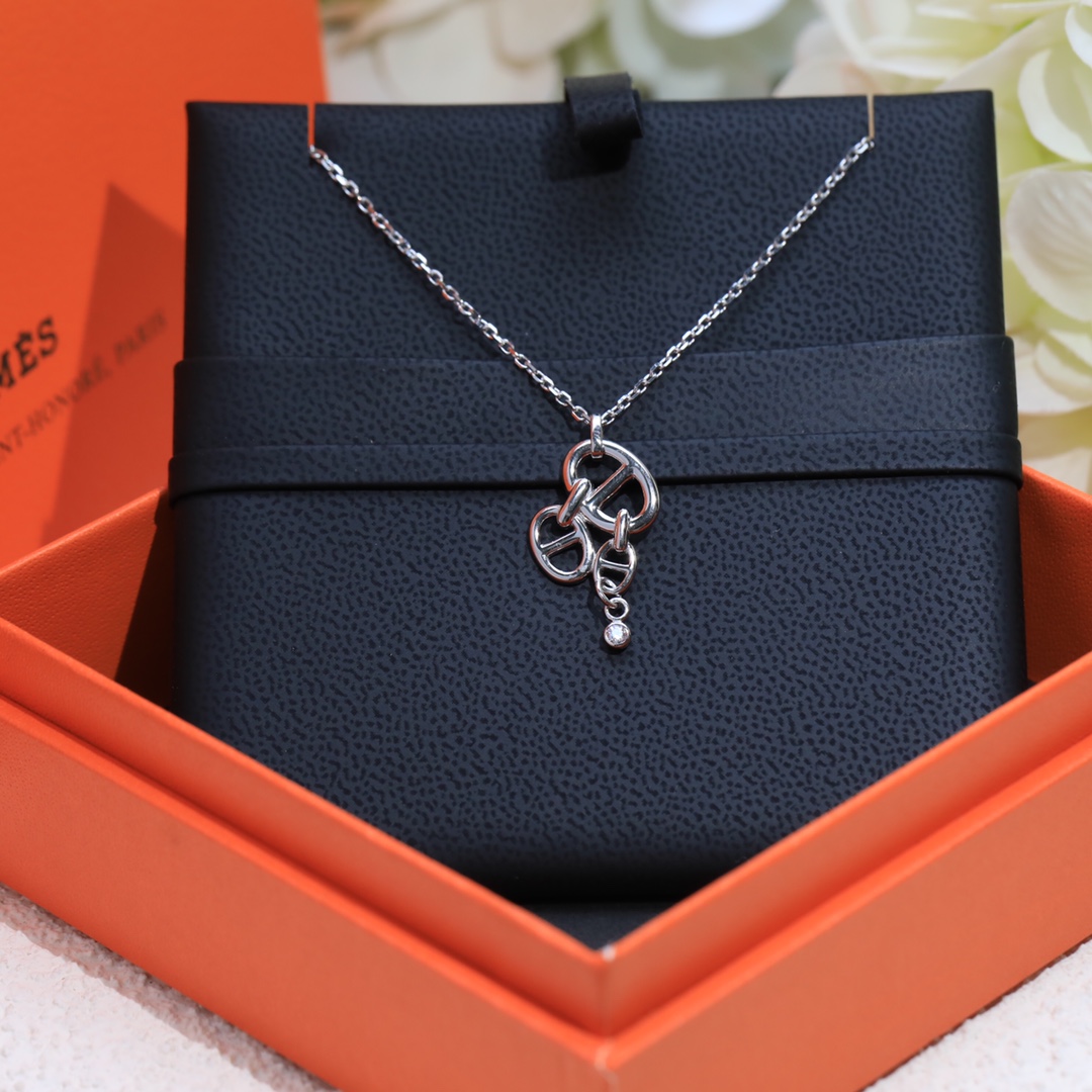 【HERMES 】ネックレス、新しいネックレス万能シンプルファッションオーナメント