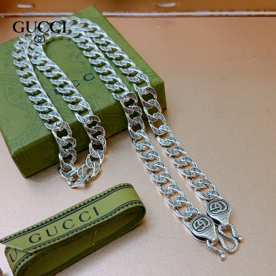 【2024】【GUCCI】ネックレス、新しいネックレス万能シンプルファッションオーナメント