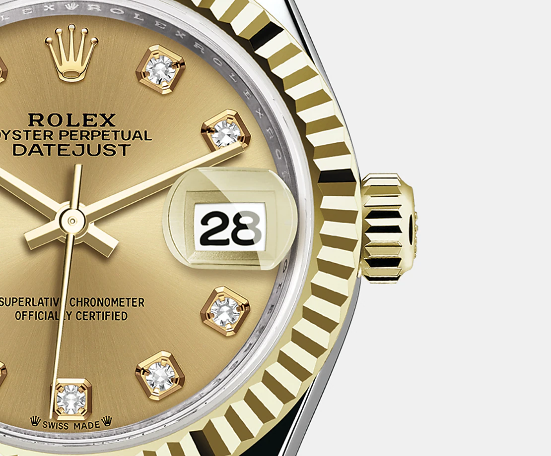 ROLEX レディ デイトジャスト オイスター 28 mm オイスタースチール＆イエローゴールド