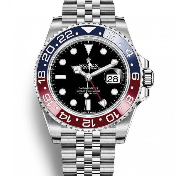 【2024】ROLEX GMTマスターⅡ ウォッチ : オイスタースチール - M126710BLRO-0001