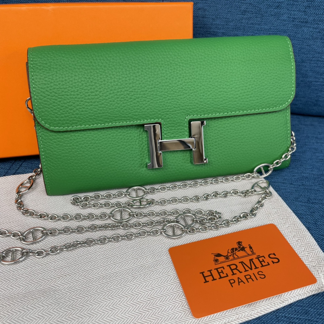 【2024】HERMÈS ショルダー & 長財布 9カラー 22X11CM