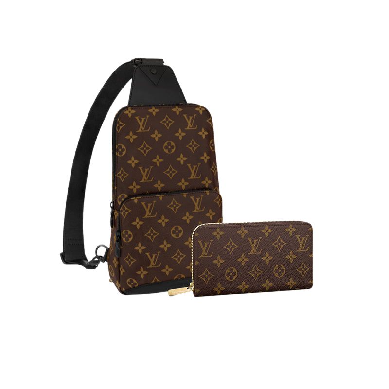 【2024】LV LOUIS VUITTON ルイヴィトン アヴェニュー・スリングバッグ 長財布 2点セット お得 M45897+M60017