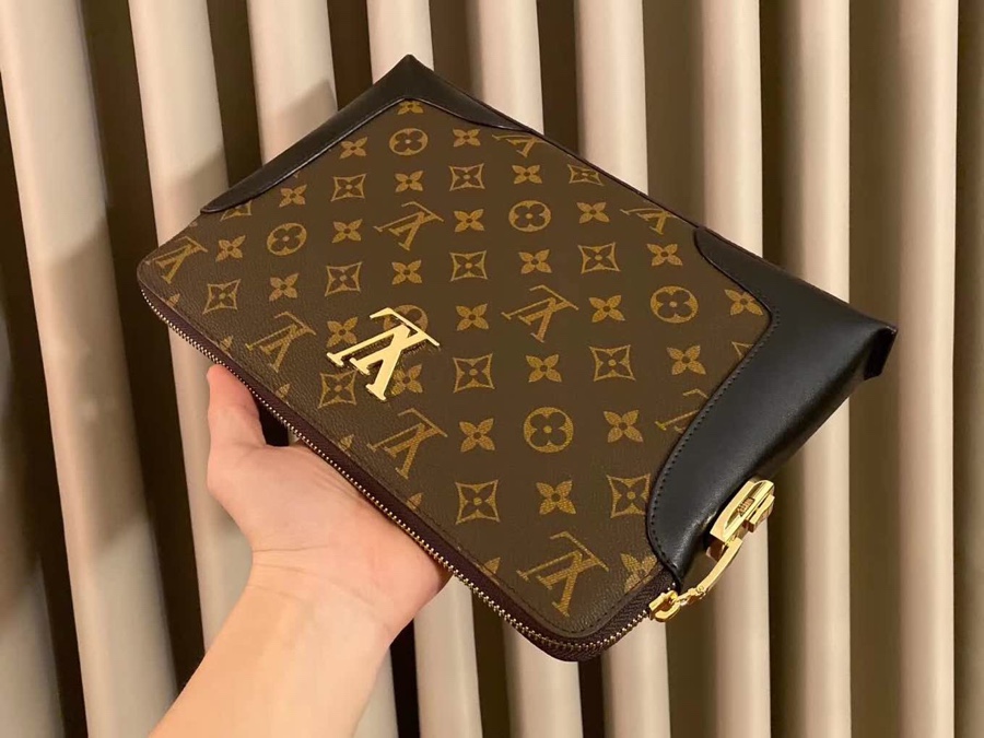 【LOUIS VUITTON  公式旗艦店】ルイヴィトン  クラッチバッグ  当日出荷 好評に付き再入荷！29*19*4CM
