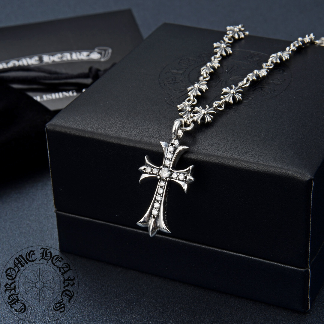 【2024】【Chrome Hearts】ネックレス、新しいネックレス万能シンプルファッションオーナメント 60cm