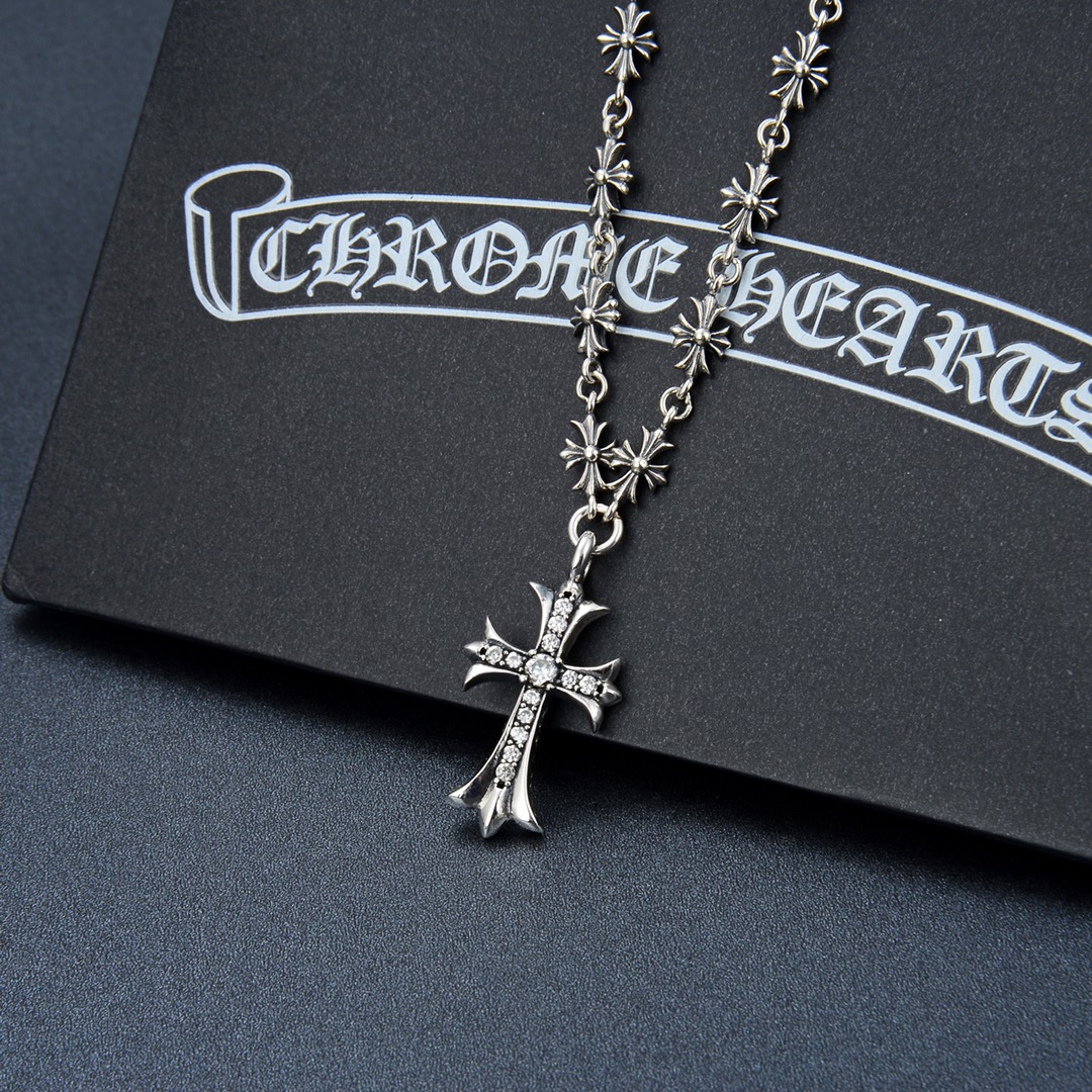 【2024】【Chrome Hearts】ネックレス、新しいネックレス万能シンプルファッションオーナメント 60cm