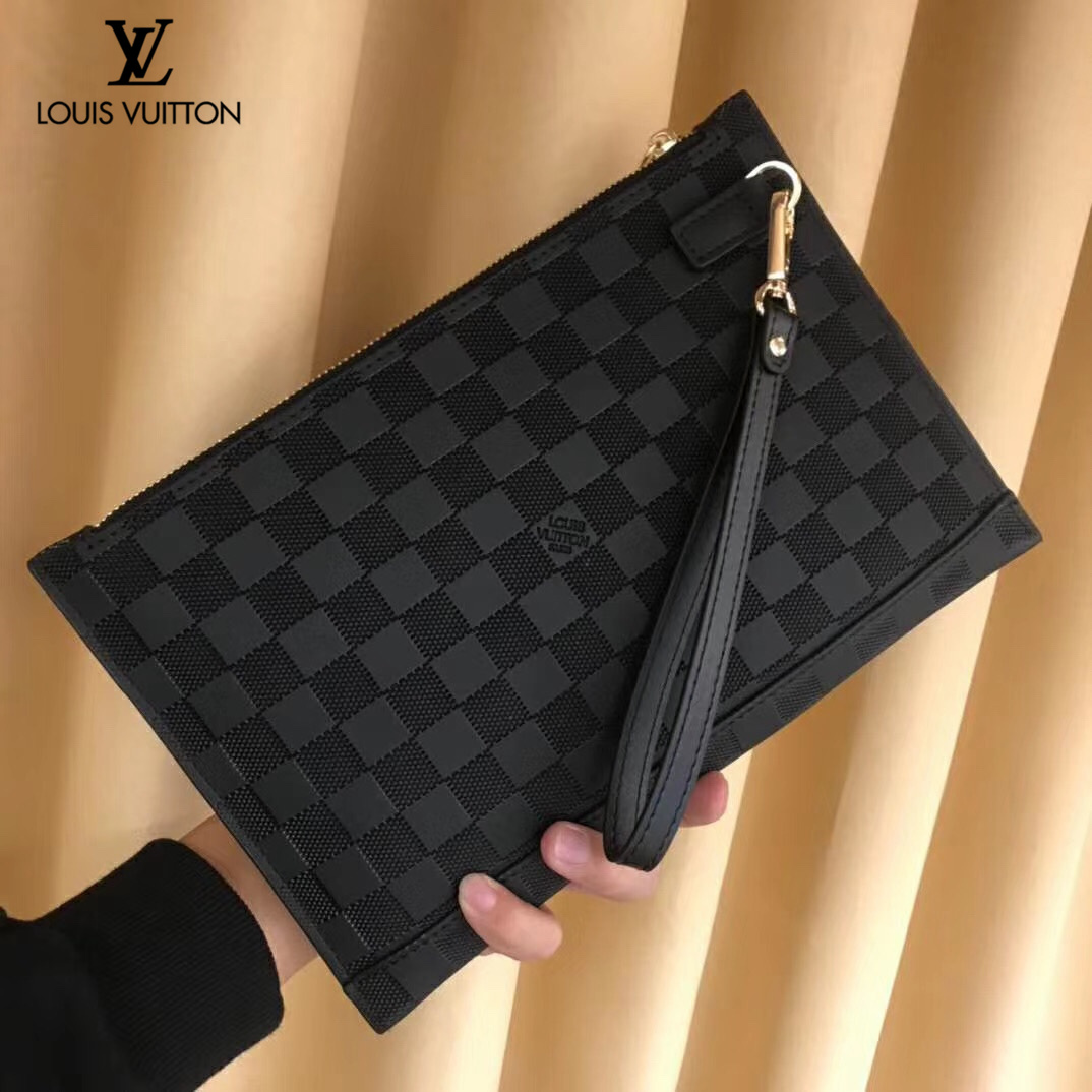【LOUIS VUITTON 公式旗艦店】ルイヴィトン  クラッチバッグ  当日出荷 好評に付き再入荷！28*18*1CM