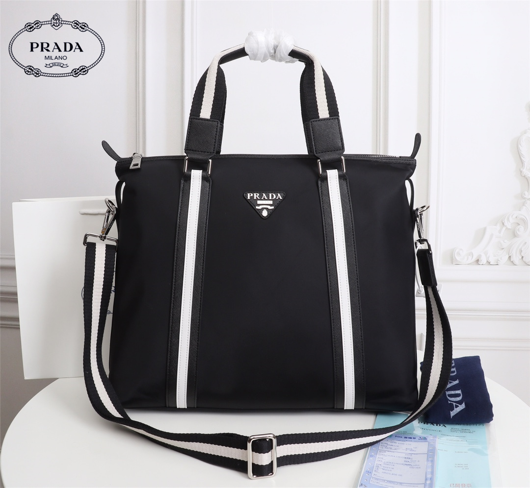 【2024】【PRADA  公式旗艦店】プラダ   ハンドバッグ  当日出荷 好評に付き再入荷！40*36*13CM