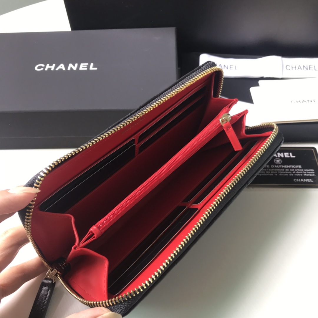 【CHANEL 公式 旗艦店】シャネル 財布   当日出荷 好評に付き再入荷！10*19.5*2.5cm