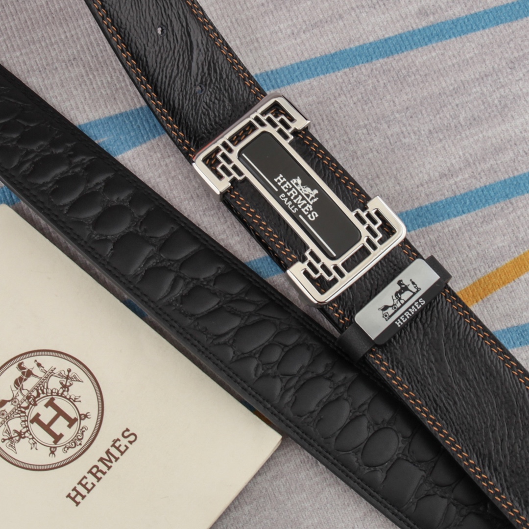 【2024】【HERMES】(エルメス) 3.8cmベルト メンズ