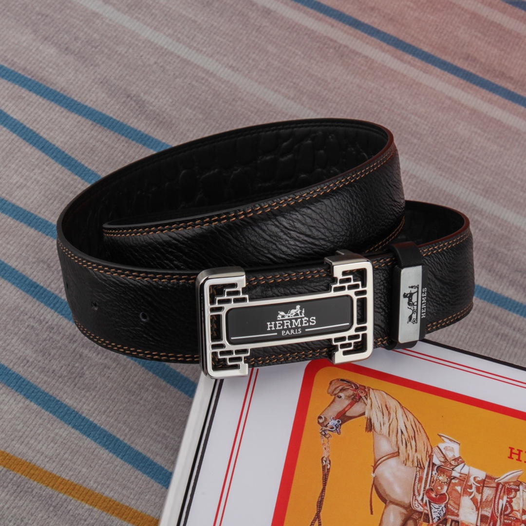 【2024】【HERMES】(エルメス) 3.8cmベルト メンズ