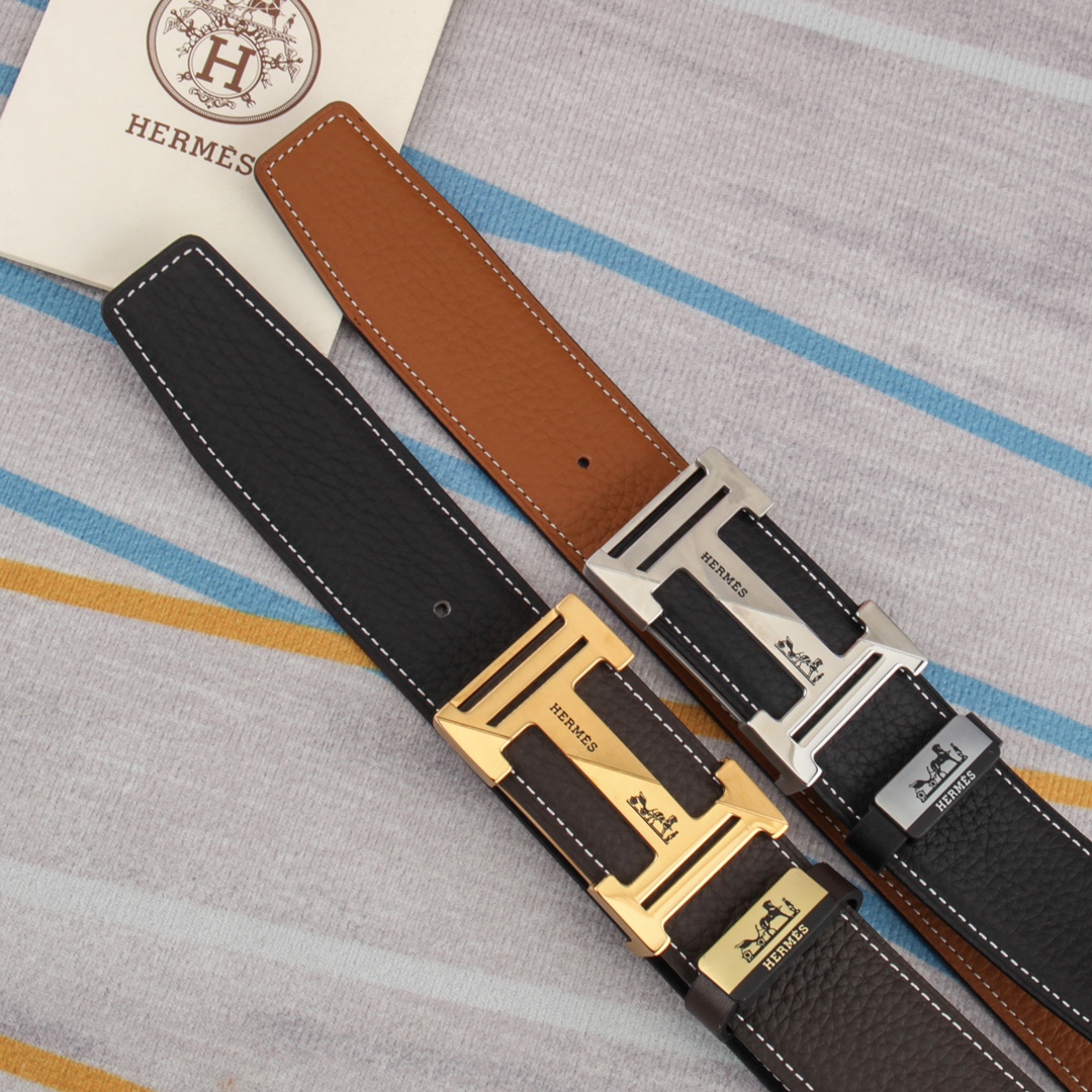 【2024】【HERMES】(エルメス) 3.8cmベルト メンズ