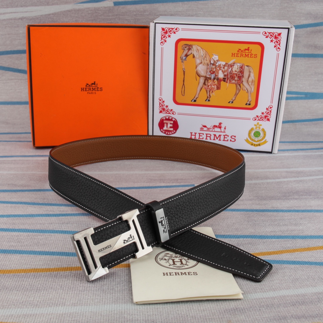 【2024】【HERMES】(エルメス) 3.8cmベルト メンズ