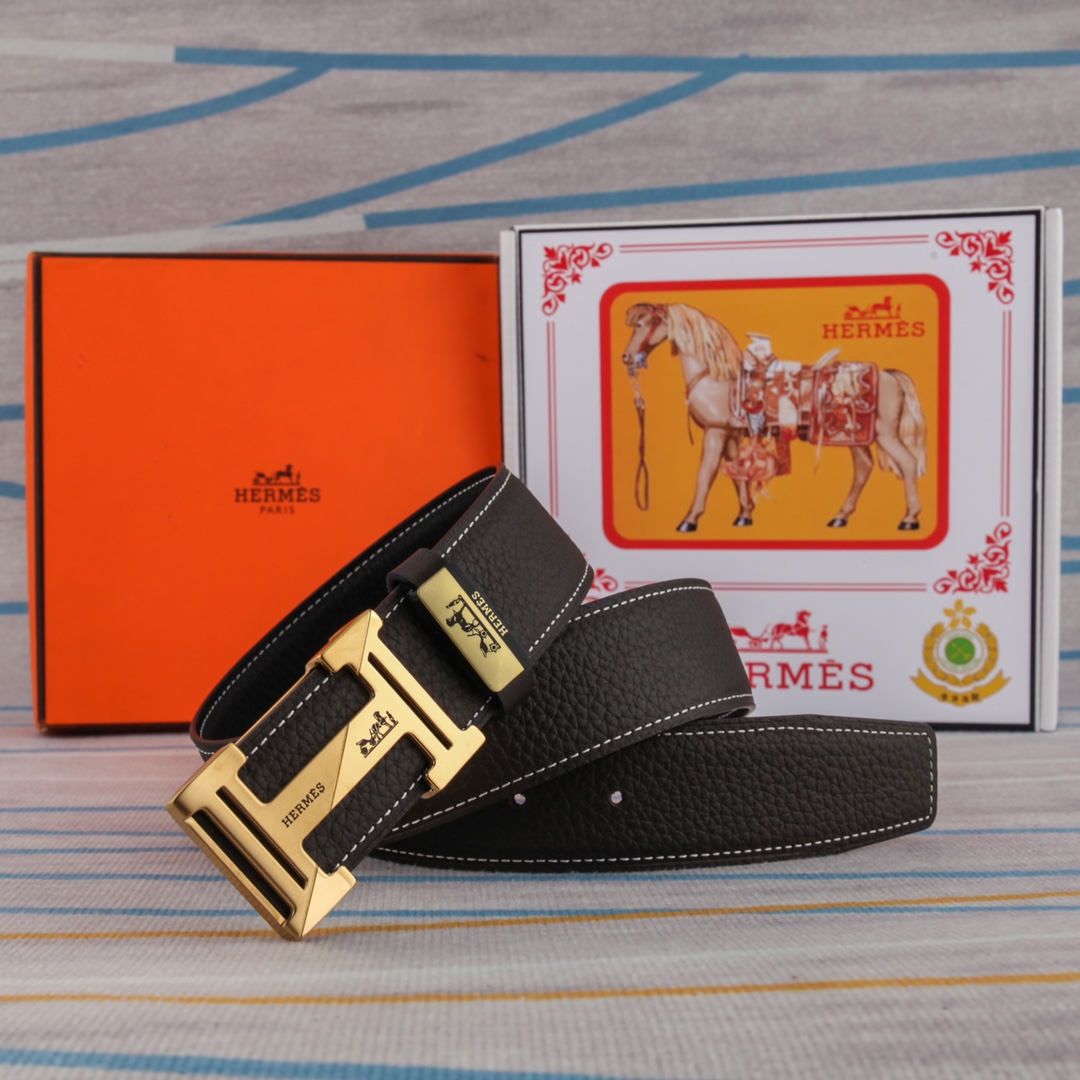 【2024】【HERMES】(エルメス) 3.8cmベルト メンズ