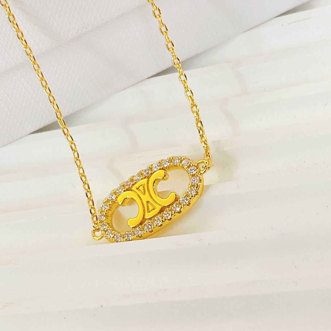 【CELINE】ネックレス、新しいネックレス万能シンプルファッションオーナメント