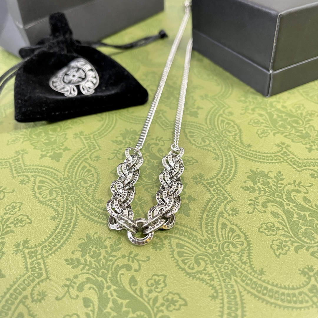 【2024】【CHROME HEARTS】ネックレス、新しいネックレス万能シンプルファッションオーナメント
