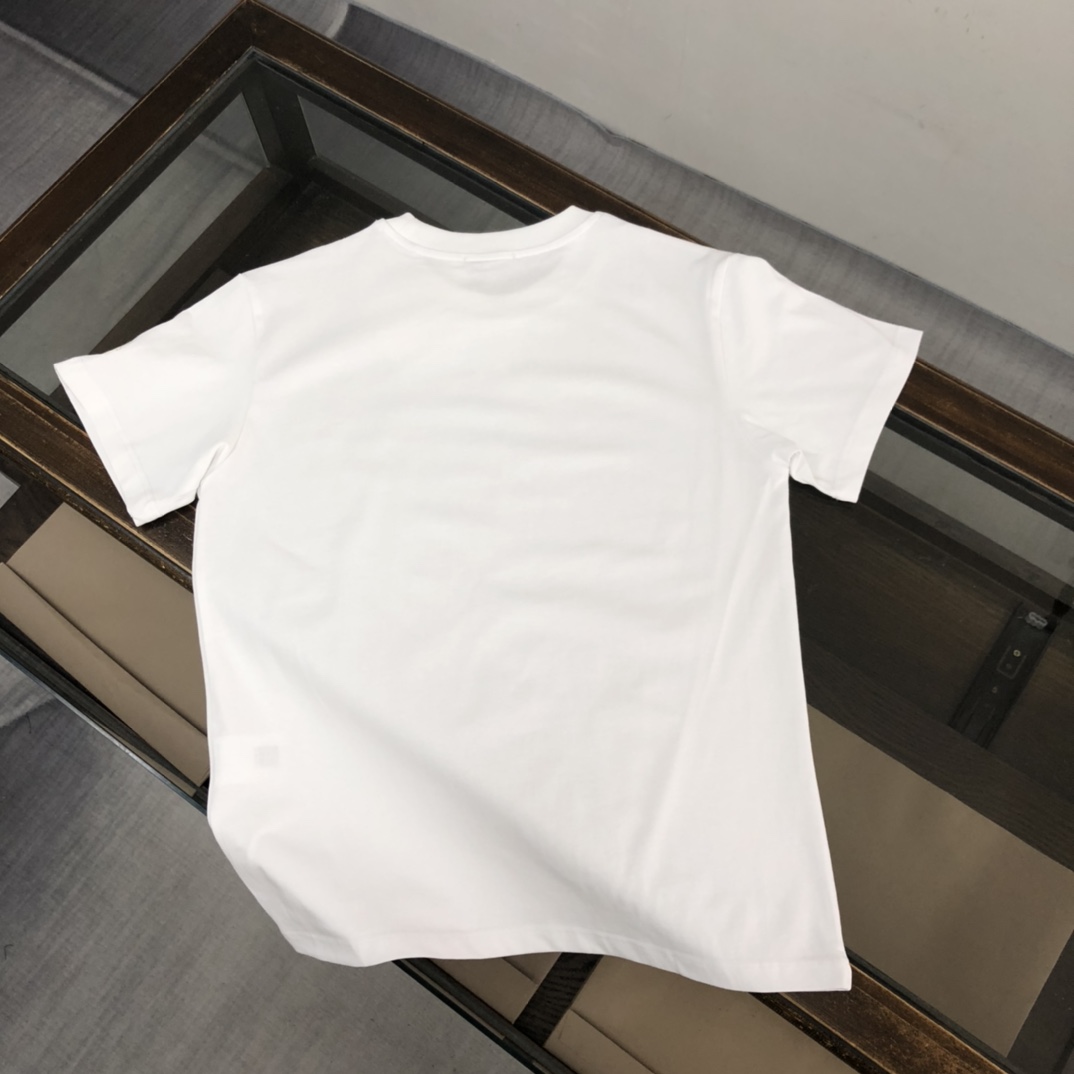 【2024】MONCLER モンクレール 半袖シャツ　Tシャツ　長く着て変形しにくい　シンプルの風格　ファッション　かっこいい　白　黒　男女兼用