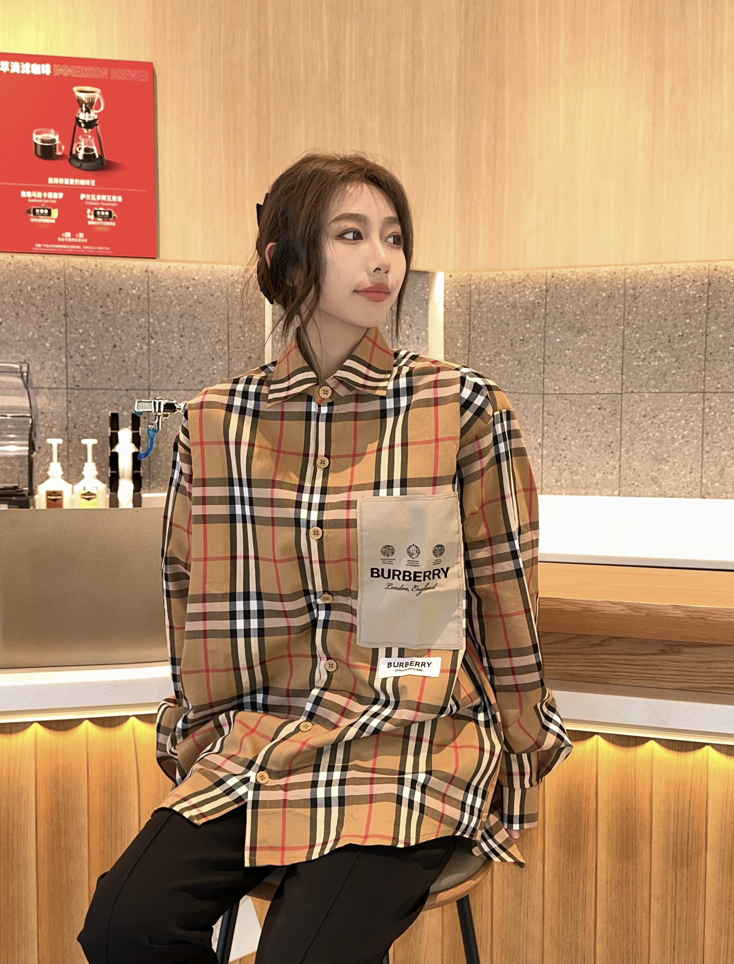 【BURBERRY  公式旗艦店】バーバリー  シャツ   ご好評に付き再入荷！