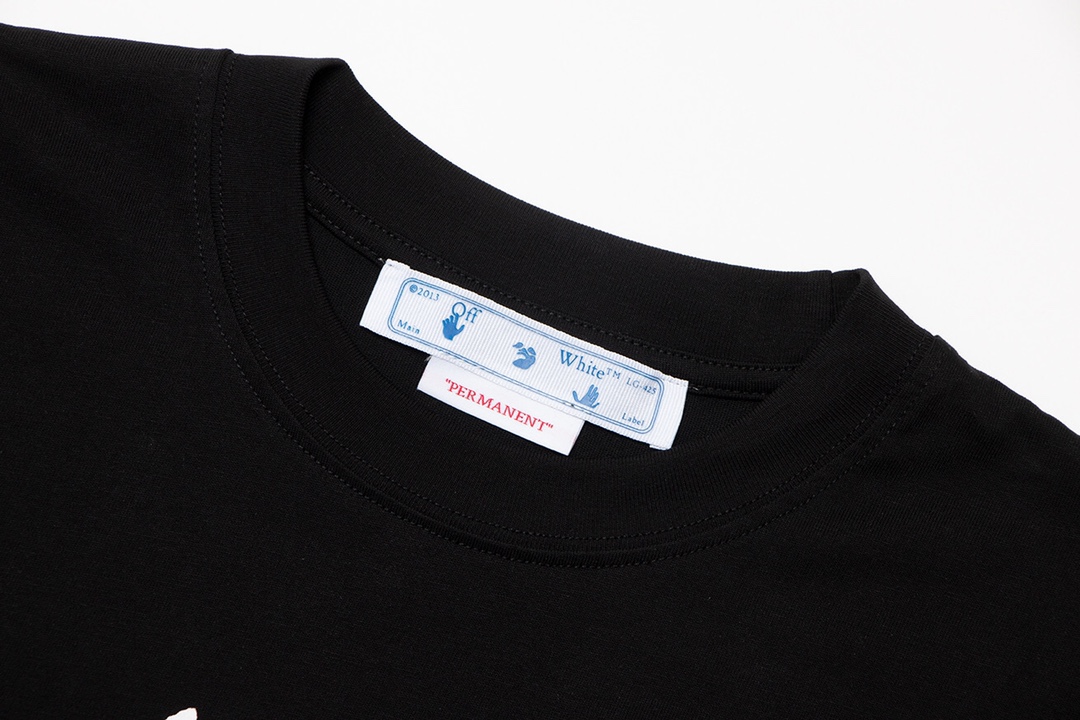 【2024】Off-White(オフホワイト)  半袖シャツ　Tシャツ 落書き矢じり　油絵 100％純綿生地　　快適　通気性が良い　シンプルの風格　かっこいい　白　黒　男女兼用