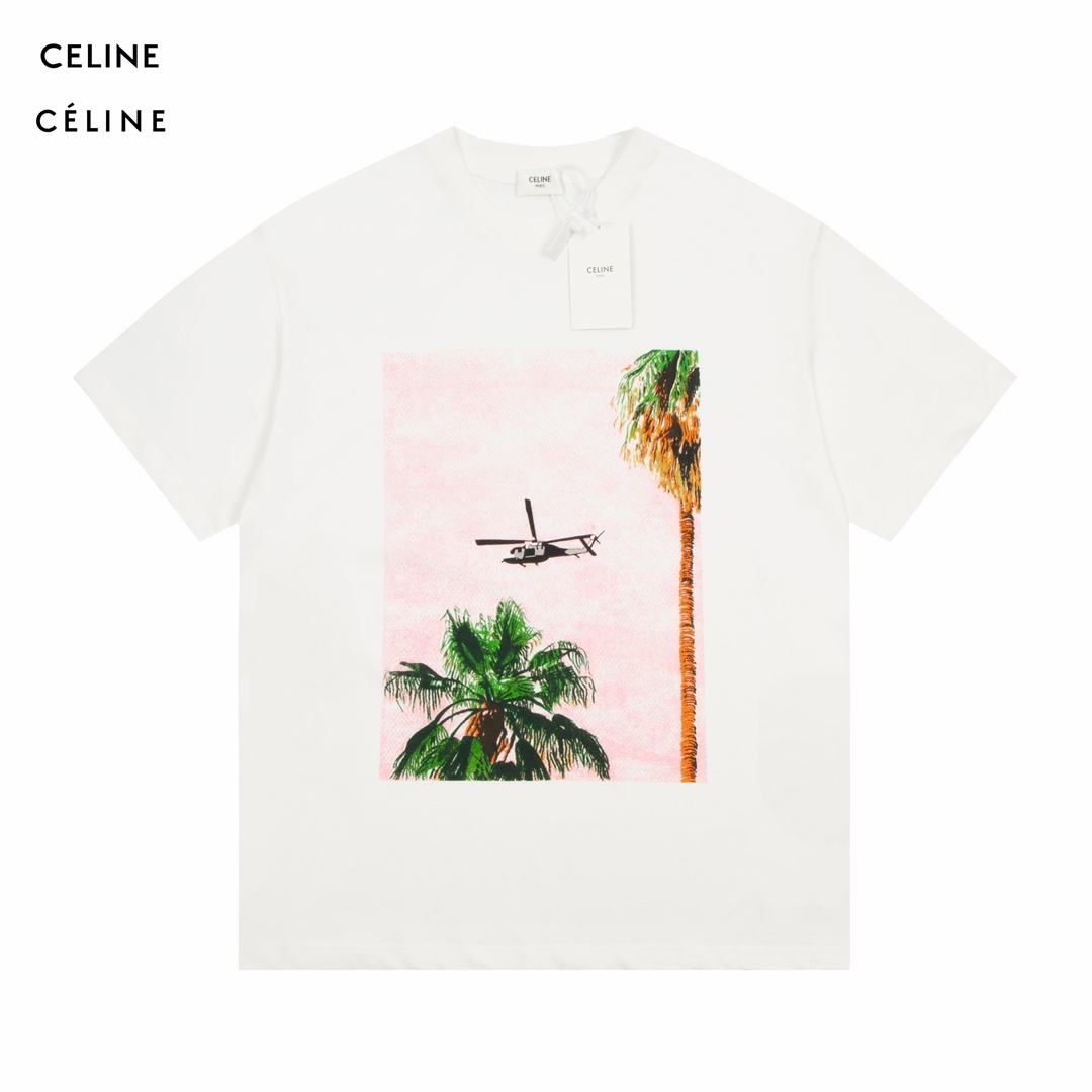 【 CELINE  公式旗艦店】セリーヌ    Tシャツ ご好評に付き再入荷！