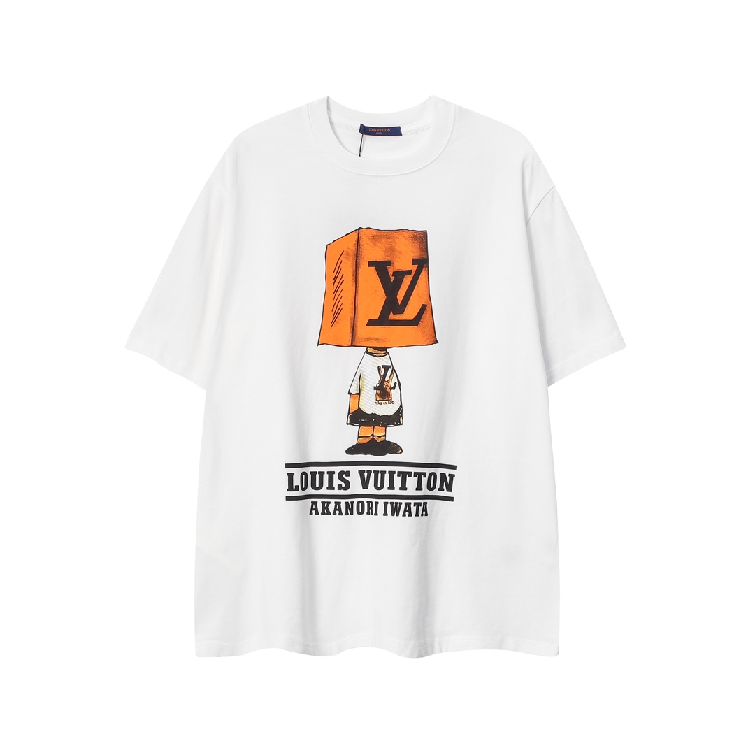【2024】LV【LOUIS VUITTON公式旗艦店】 ルイヴィトン   Tシャツご好評に付き再入荷！