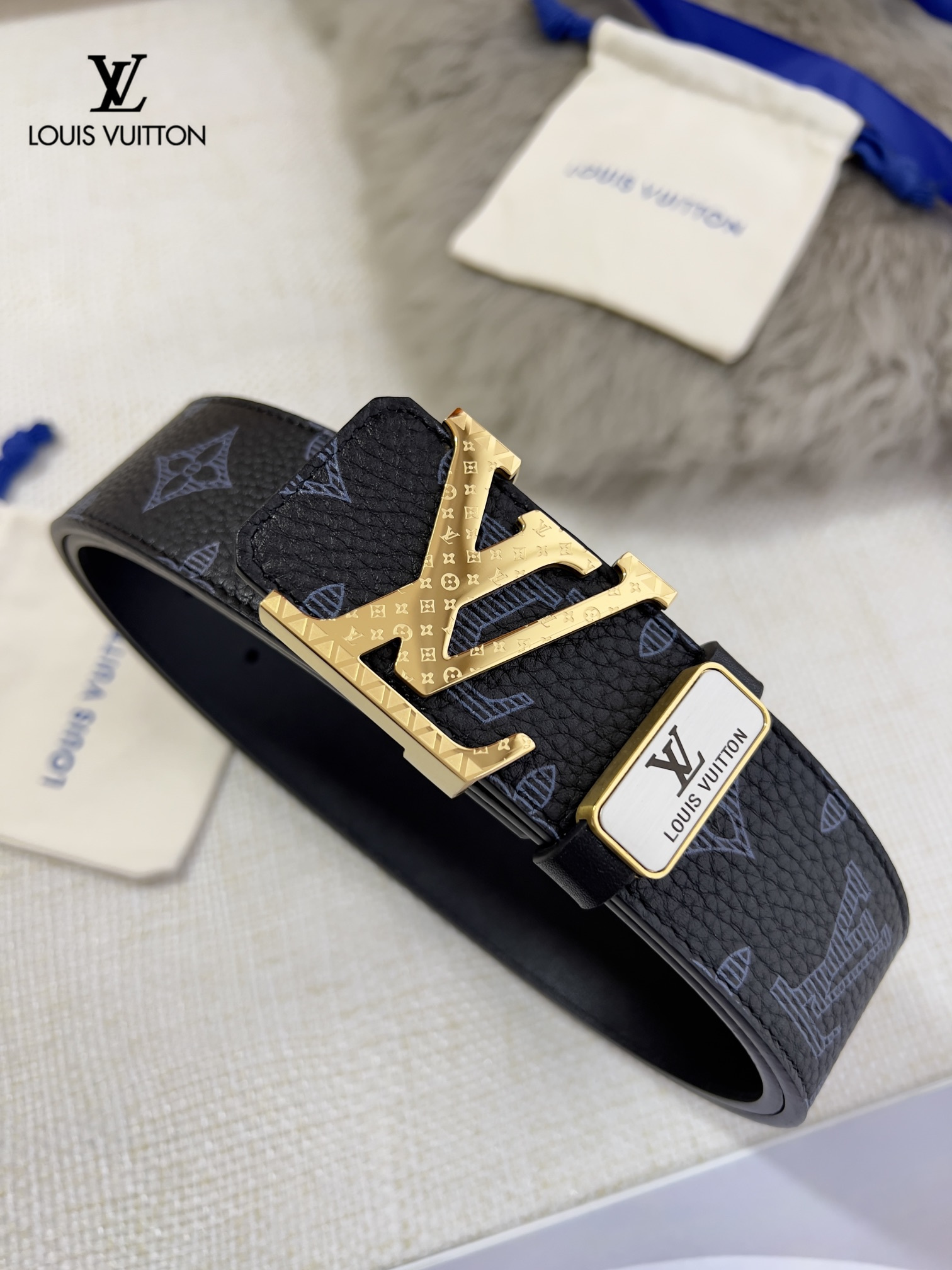 【LOUIS VUITTON】(ルイヴィトン) 3.8cmベルト メンズ