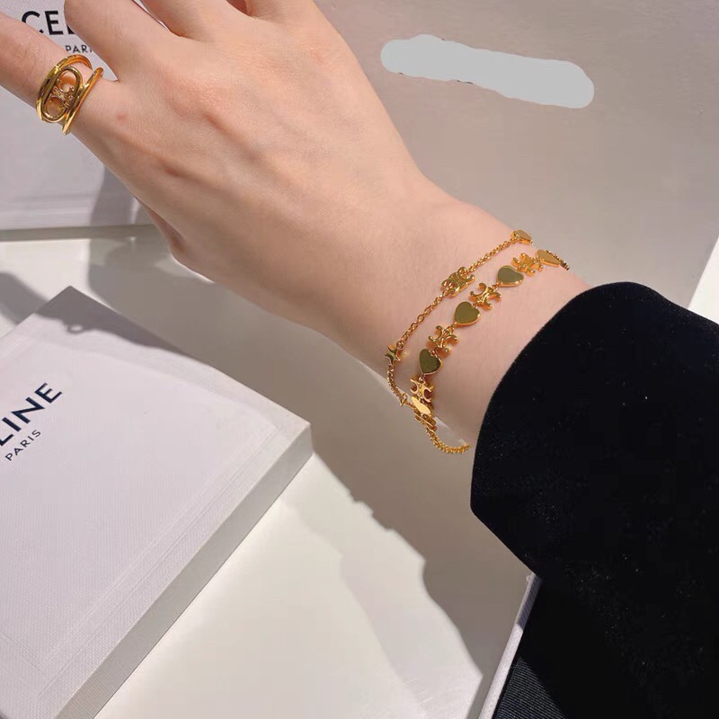 【CELINE】ブレスレット、ファッションシンプルなスタイル