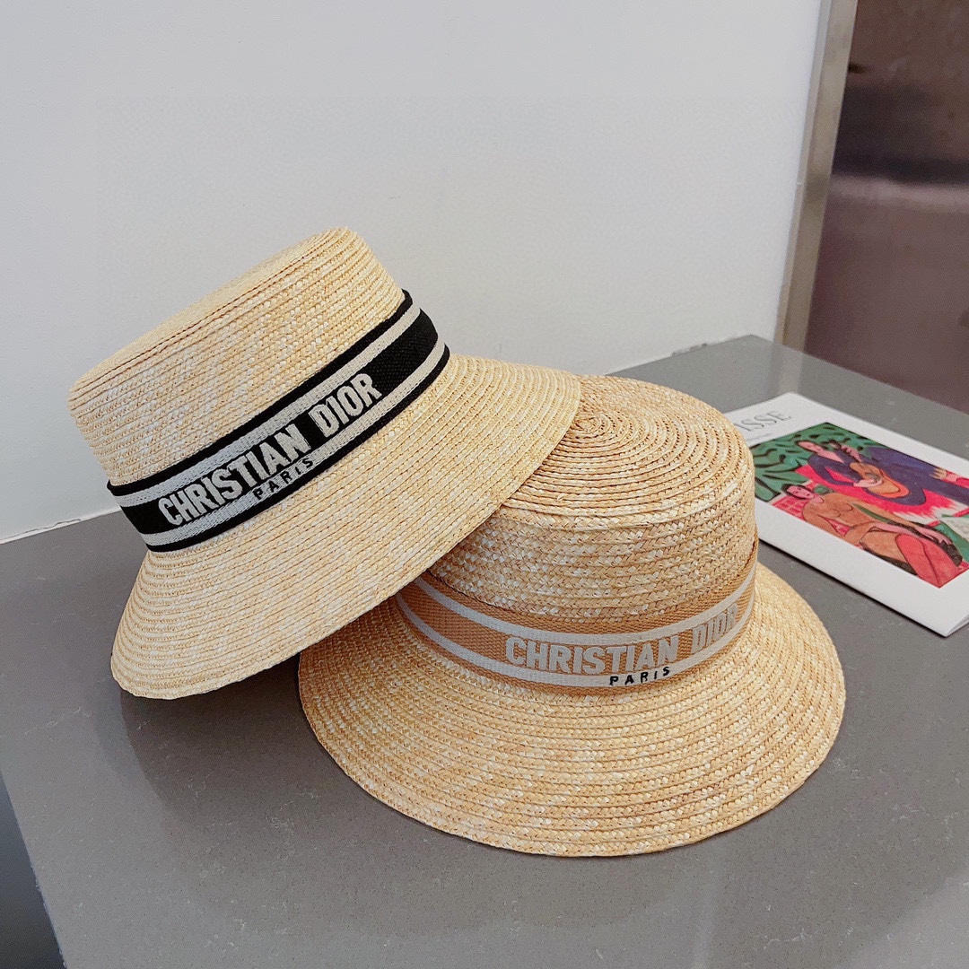 【DIOR   ディオール】【数量限定】 麦わら帽子