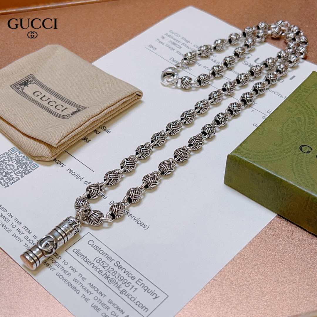 【2024】【GUCCI 】ネックレス、新しいネックレス万能シンプルファッションオーナメント