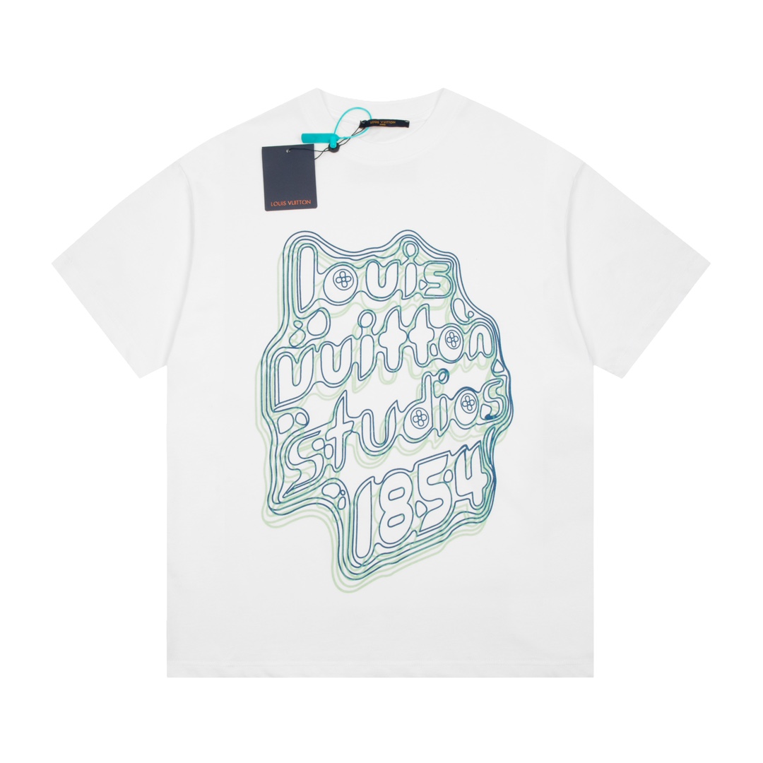 【2024】LV【LOUIS VUITTON 公式旗艦店】ルイヴィトン  バレンシアガ   Tシャツ ご好評に付き再入荷！