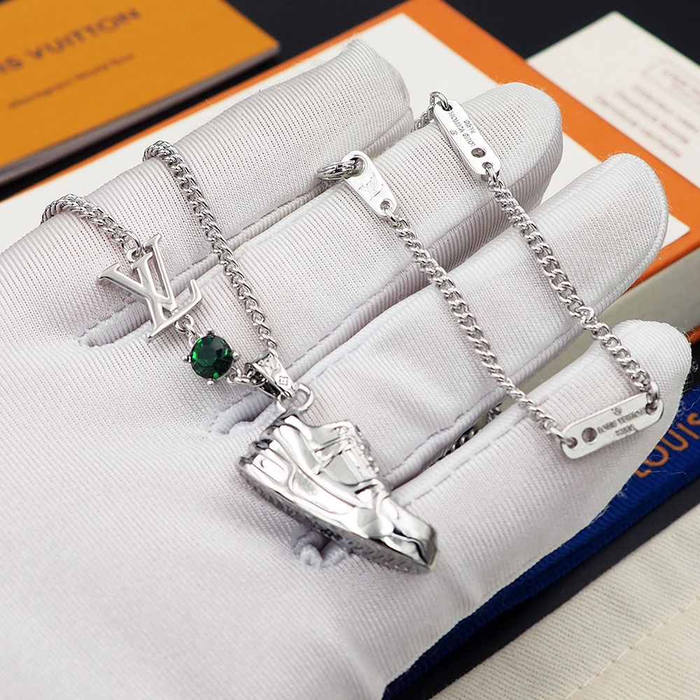 【2024】LV【LOUIS VUITTON】ネックレス、新しいネックレス万能シンプルファッションオーナメント