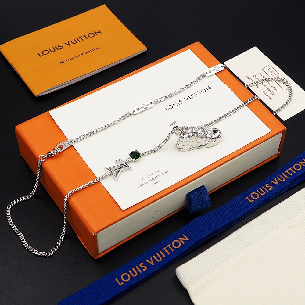 【2024】LV【LOUIS VUITTON】ネックレス、新しいネックレス万能シンプルファッションオーナメント