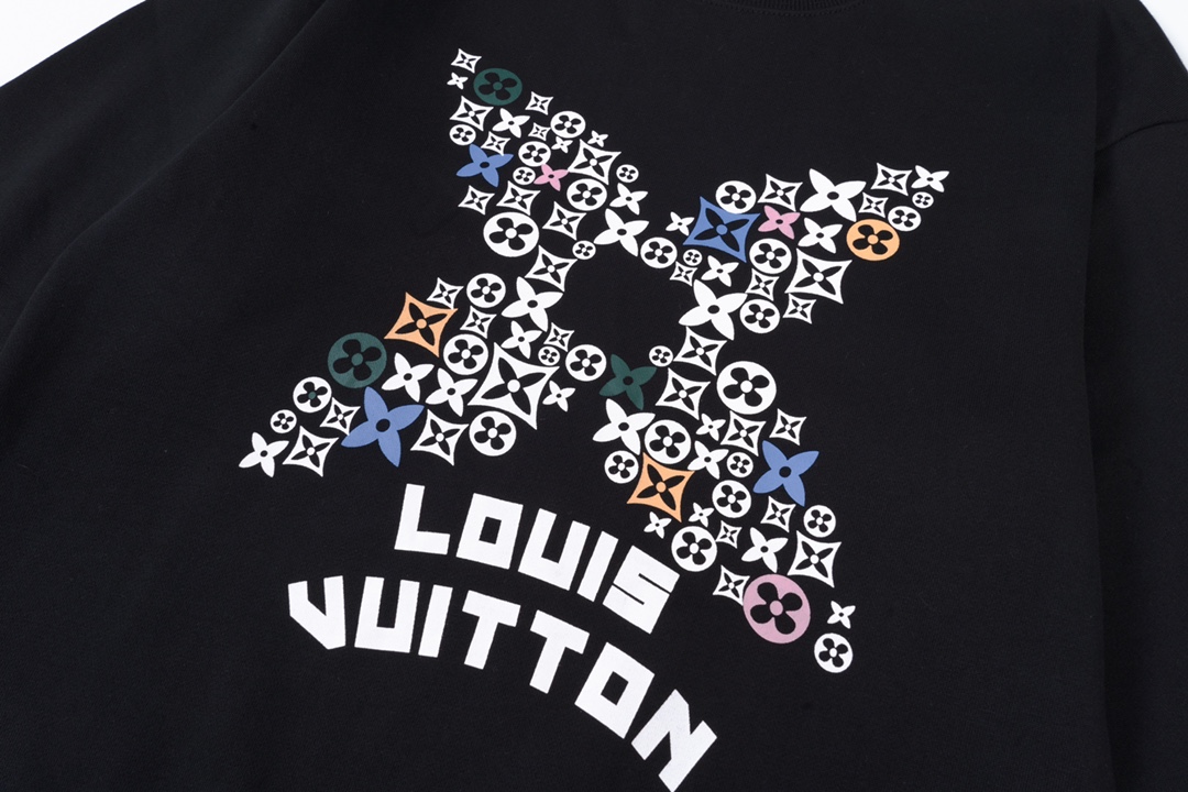 【LOUIS VUITTON  公式旗艦店】ルイヴィトン 丸首の衛衣 ご好評に付き再入荷！