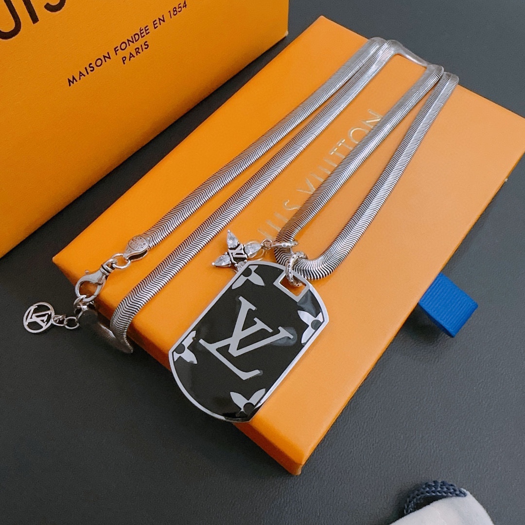【2024】【LOUIS VUITTON】ネックレス、新しいネックレス万能シンプルファッションオーナメント