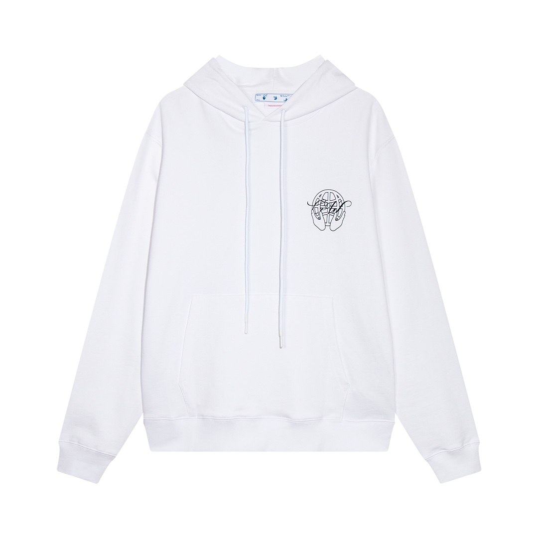 【2024】【OFF-WHITE  公式旗艦店】オフホワイトパーカースウェットご好評に付き再入荷！