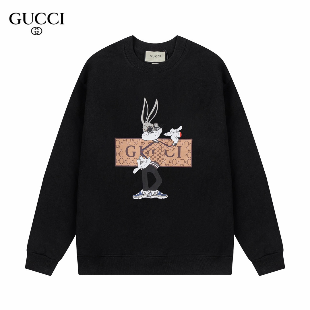 【GUCCI  公式旗艦店】グッチ  丸首の衛衣 スウェットご好評に付き再入荷！