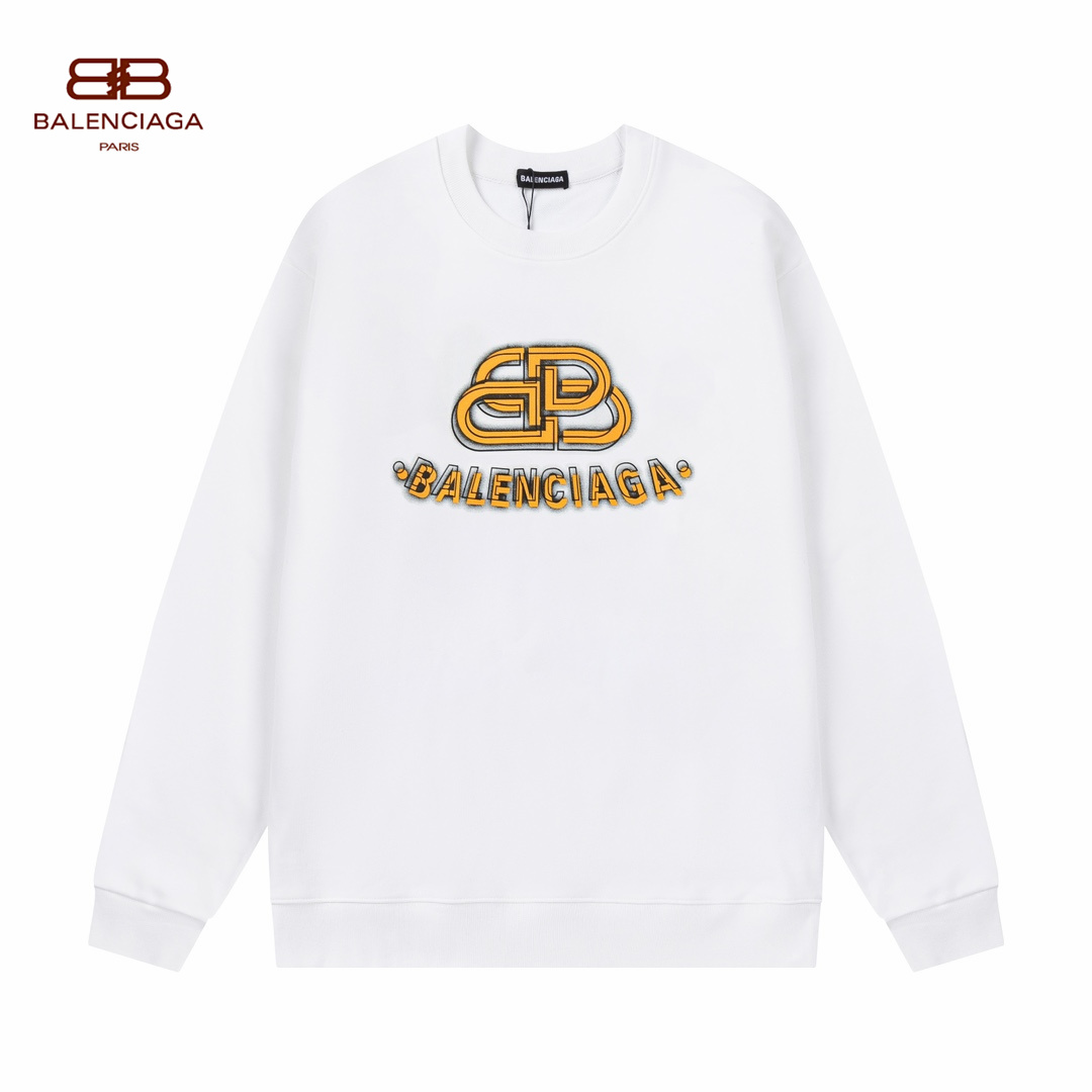 【BALENCIAGA 公式旗艦店】バレンシアガ 丸首の衛衣 スウェット ご好評に付き再入荷！